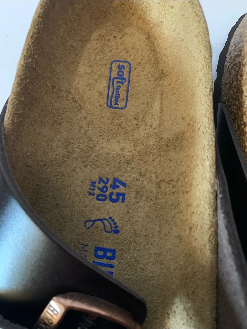 NWT. Birkenstock Men’s Leather Double Strap Sandals